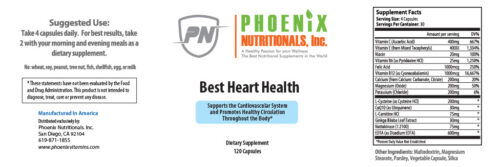 Best Heart Health The Best Cardiovascular Supplement. Promotes Healthy Circulation