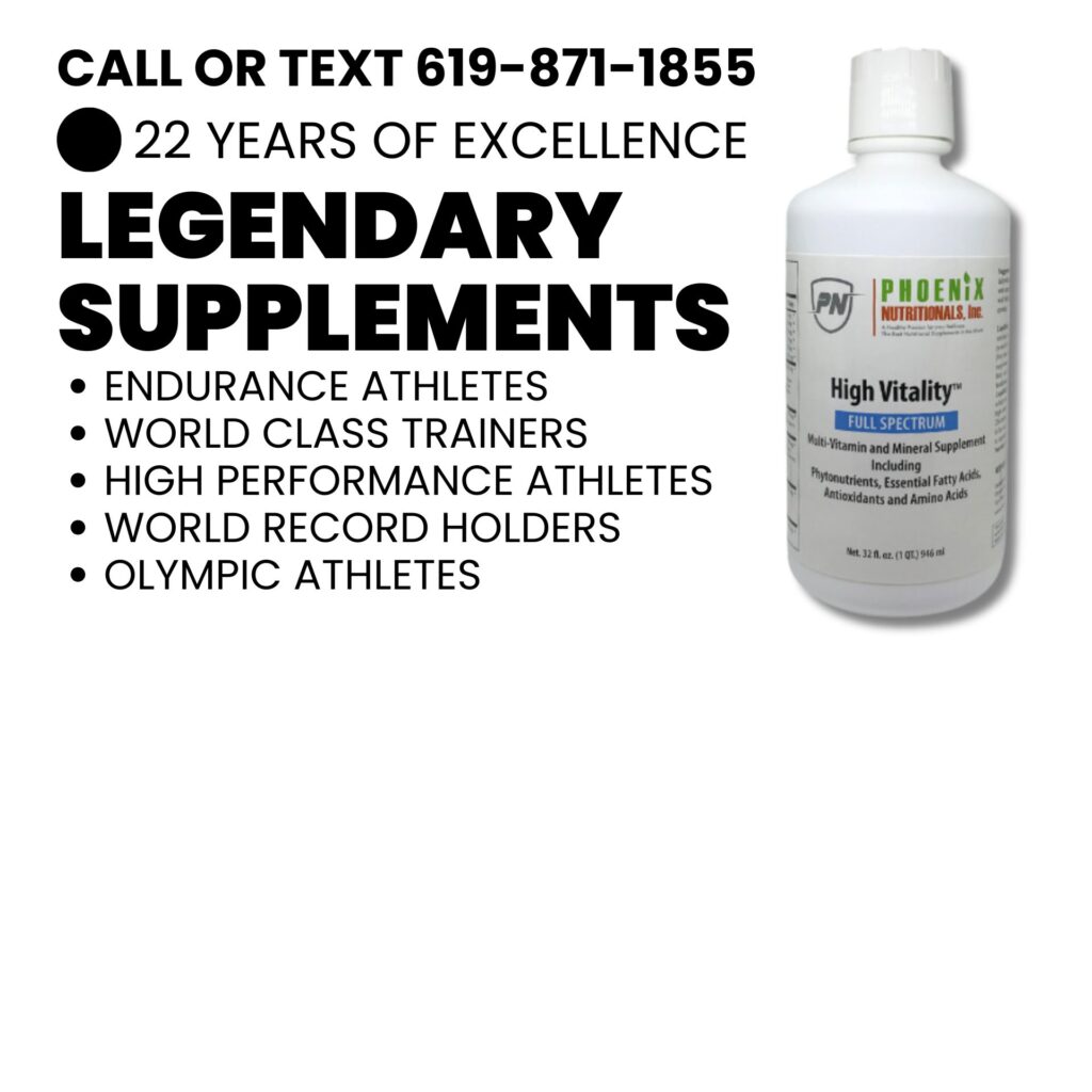 LEGENDARY SUPPLEMENTS TAKEN BY WORLD CLASS ATHLETES