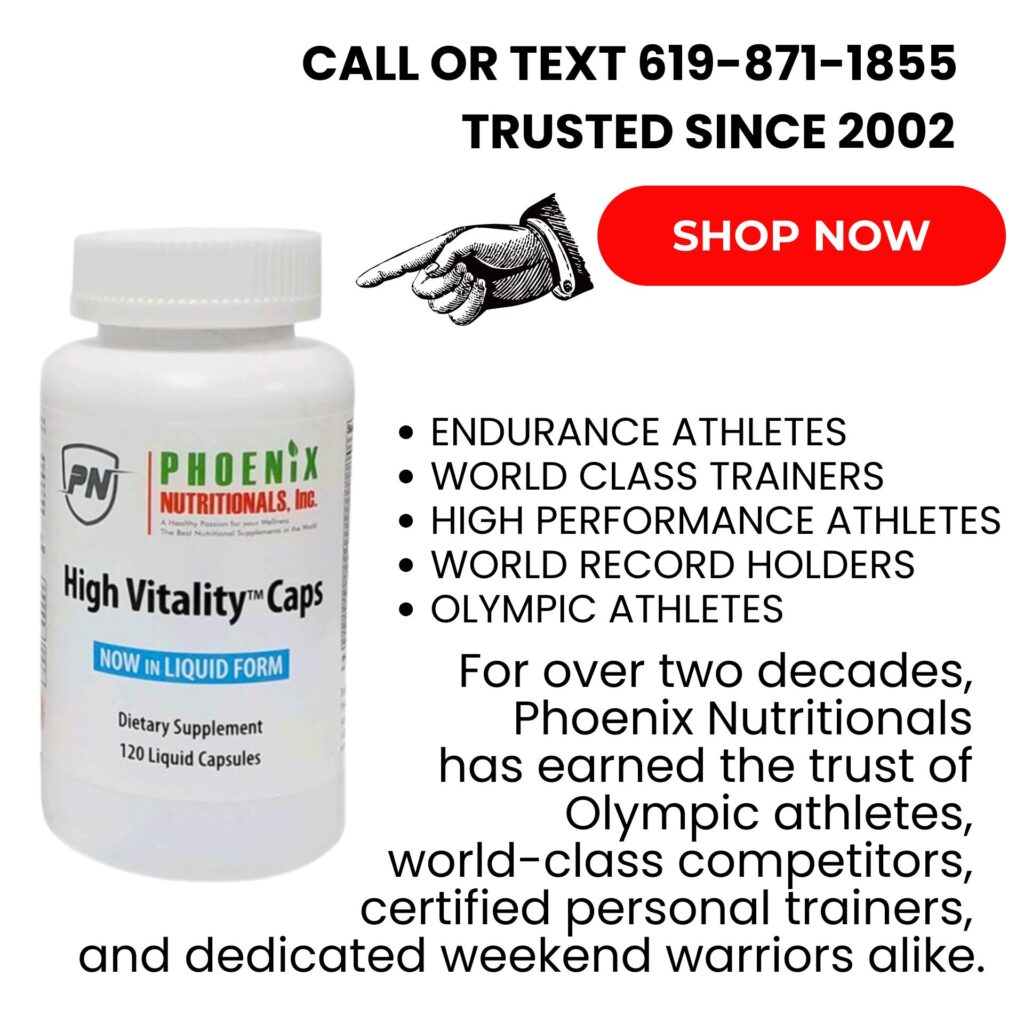 High Vitality Capsules The Best Liquid Vitamin in a Capsule by Phoenix Nutritionals