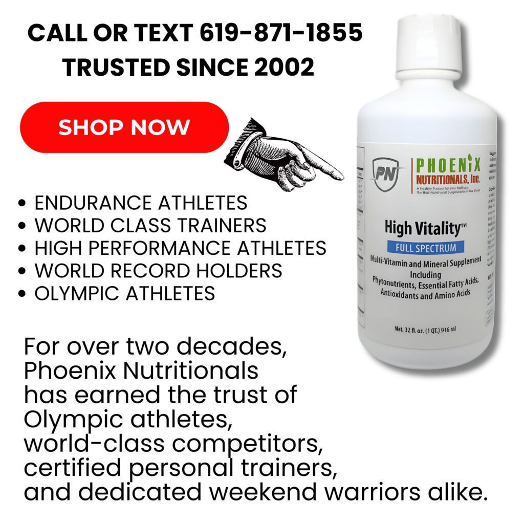 High Vitality Liquid Multivitamin from Phoenix Nutritionals